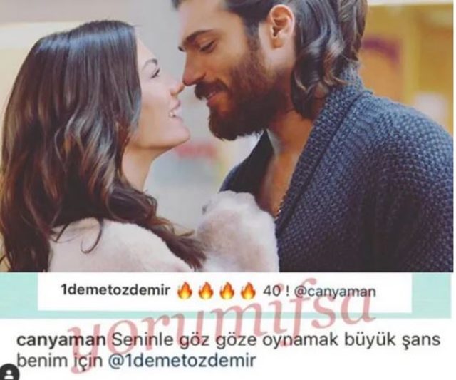 Can Yaman'dan Demet Özdemir yorumu geldi