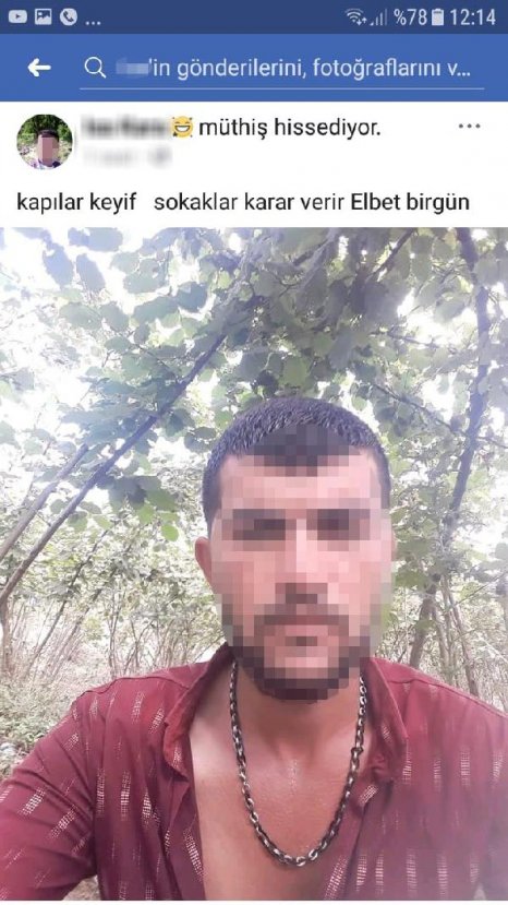 Akrabasını vurdu, sosyal medyadan paylaşımlarda bulundu