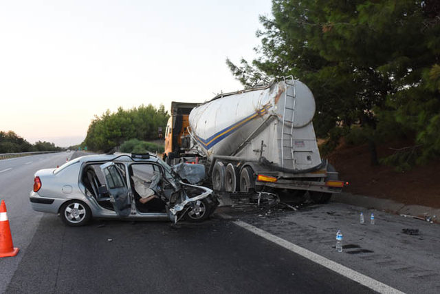 Aydın'da korkunç kaza! Evli çiftin mutlulukları kısa sürdü