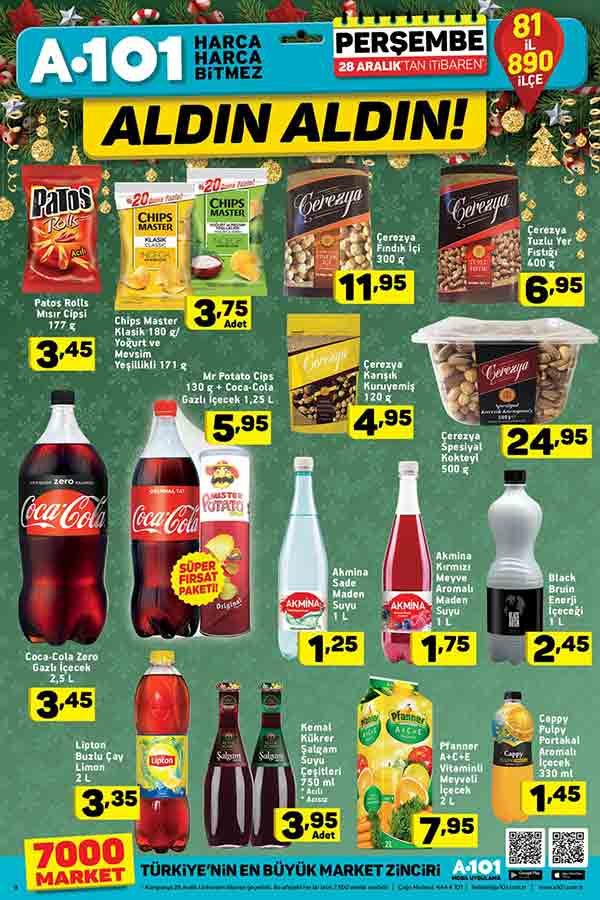A101 28 Aralık Aktüel İndirim Kataloğu