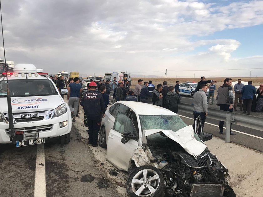 aksarayda kaza