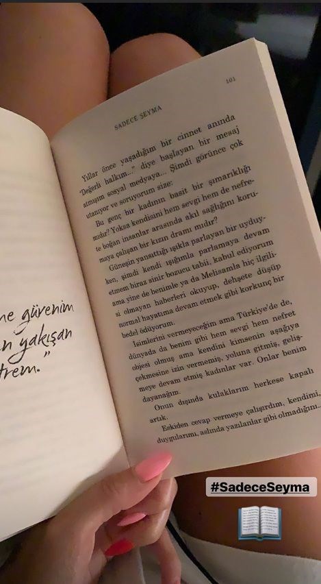 Şeyma Subaşı kitabı oku | Sadece Şeyma kitabı oku | Sadece Şeyma kitabının konusu ne?