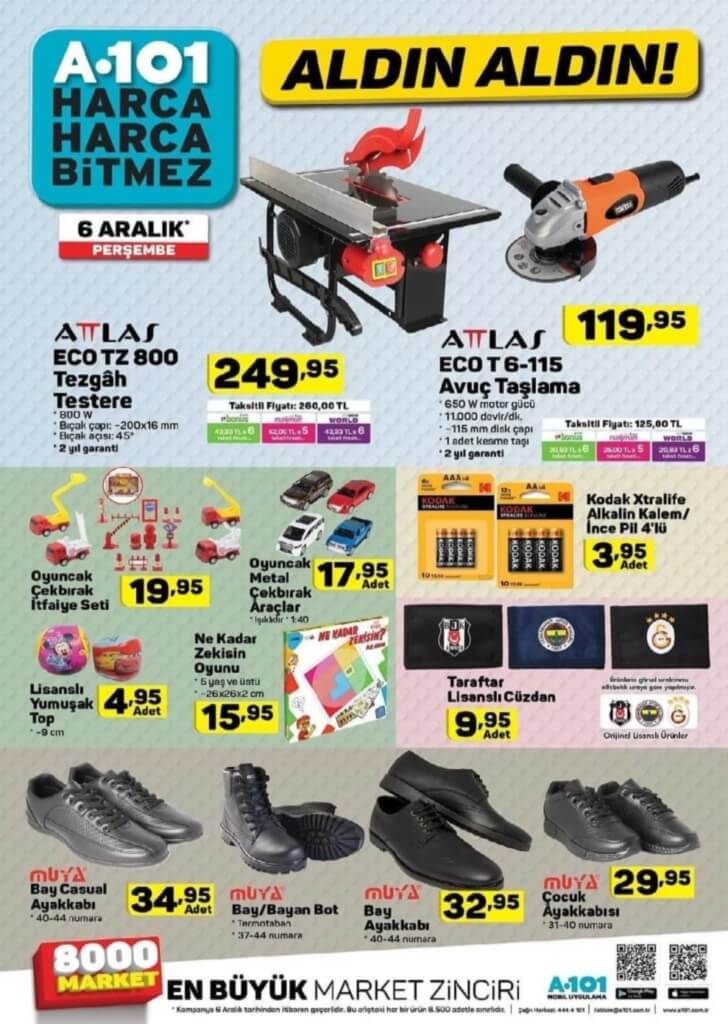 A101 6 Aralık 2018 aktüel indirim listesi- A101'e bu hafta indirimli neler gelecek?