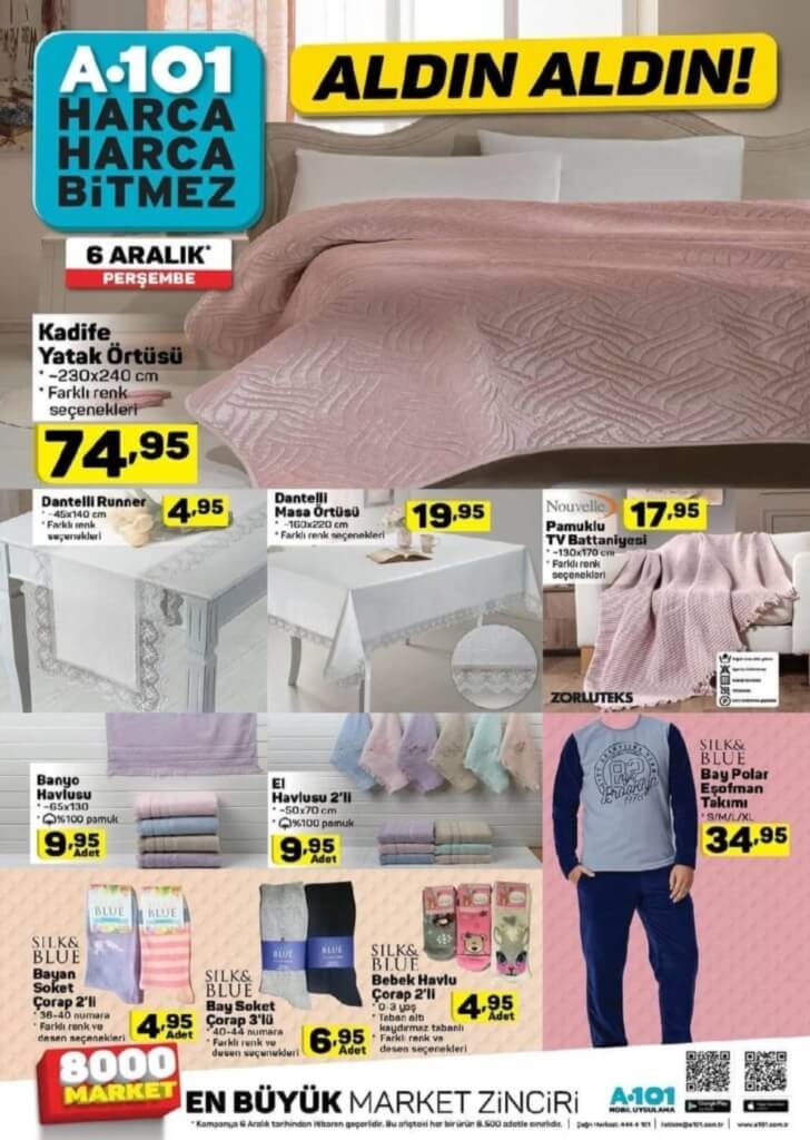 A101 6 Aralık 2018 aktüel indirim listesi- A101'e bu hafta indirimli neler gelecek?