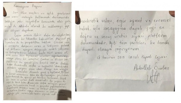 Teröristbaşı Öcalan'ın mektubunu öğrenince Demirtaş'ı devreye soktular