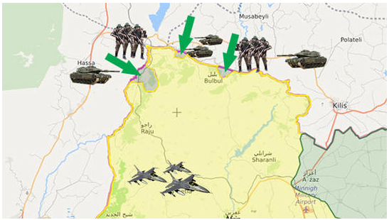 TSK'dan son dakika açıklaması: Azez Cephesi Açıldı