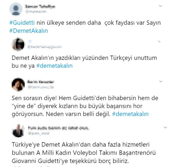 İtalyan Başantrenörü Giovanni Guidetti'yi eleştiren Demet Akalın'a linç!