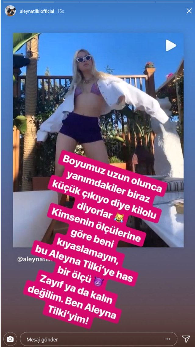 Aleyna Tilki'nin Bodrum tatili çok konuşuldu
