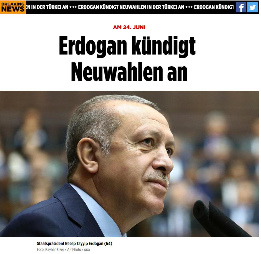 Erken Seçim Kararı Yabancı Basında Nasıl Yer Aldı?