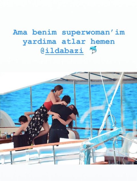 Tolgahan Sayışman'ın eşi Almeda Abazi paylaştı: 'Kadına şiddete hayır!'