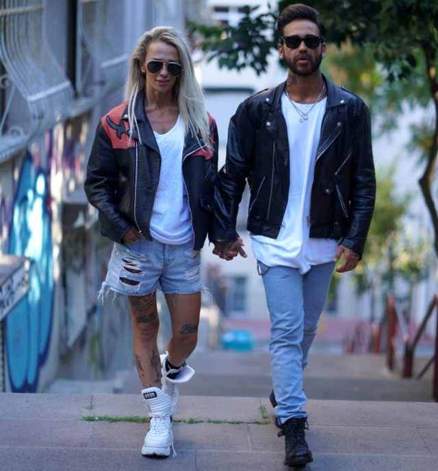 Cinsiyet değiştiren Neslihan Doğrusöz, sevgilisiyle sarmaş dolaş poz verdi