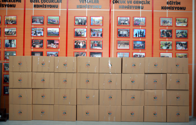 Tuzla’dan Afrin’e 120 Koli Oyuncak Gönderildi 