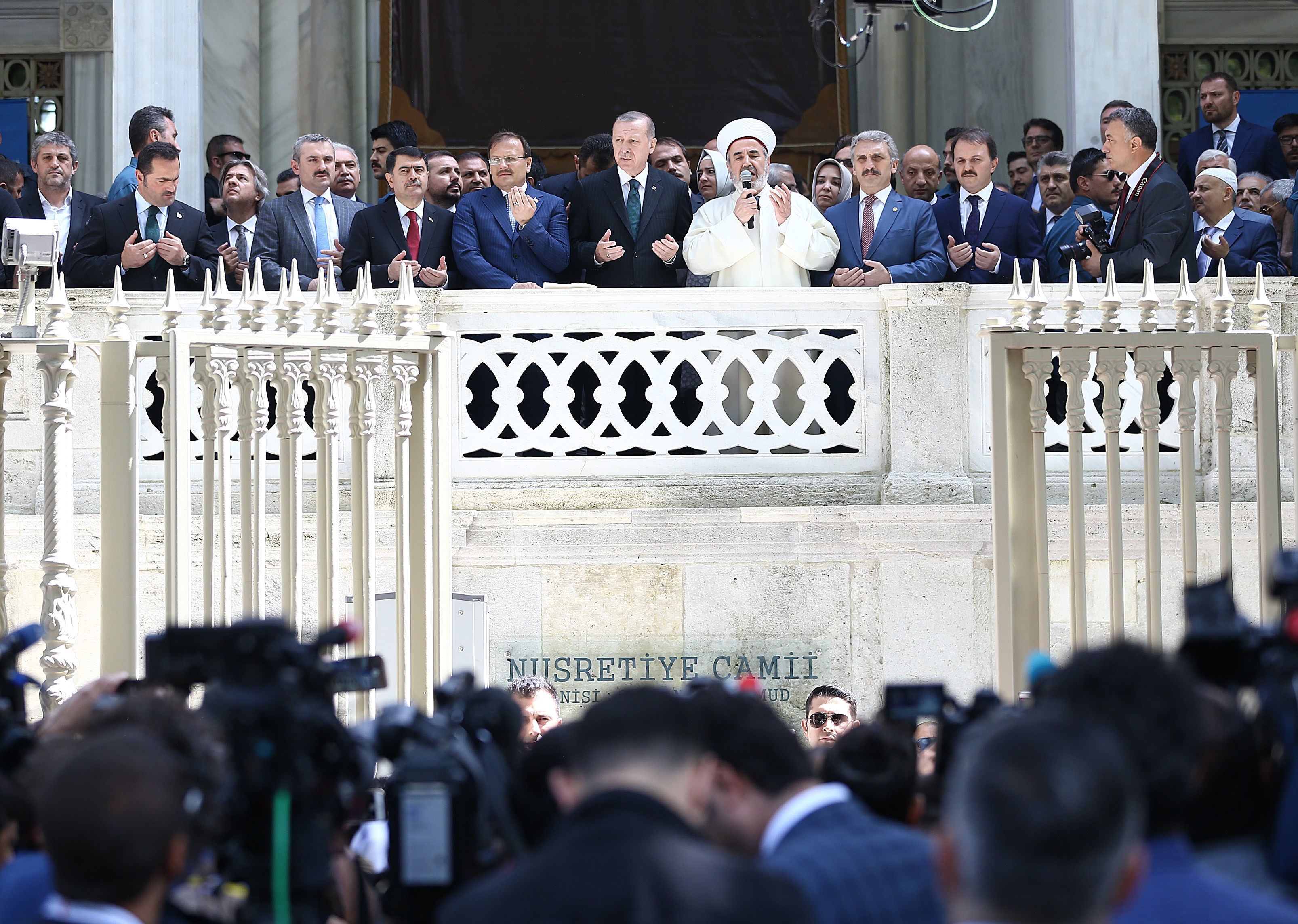 Cumhurbaşkanı Erdoğan: "(Nusretiye Camii) Restorasyon 32 milyon 945 bin liraya mal olmuştur"