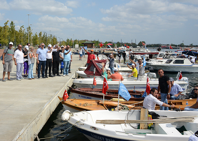 Tuzla'da balık tutma etkinliği yoğun bir katılımla gerçekleşti