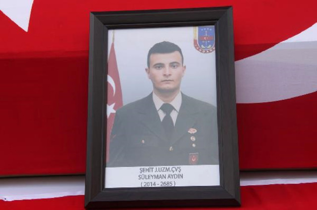 Batman şehidinin cenazesinde kahreden tesadüf