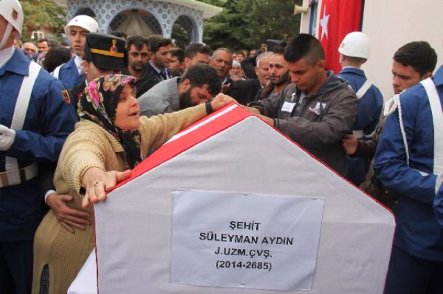 Batman şehidinin cenazesinde kahreden tesadüf