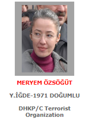 Meryem Özsöğüt kimdir? Gri listedeki DHKP-C'li Meryem Özsöğüt yakalandı