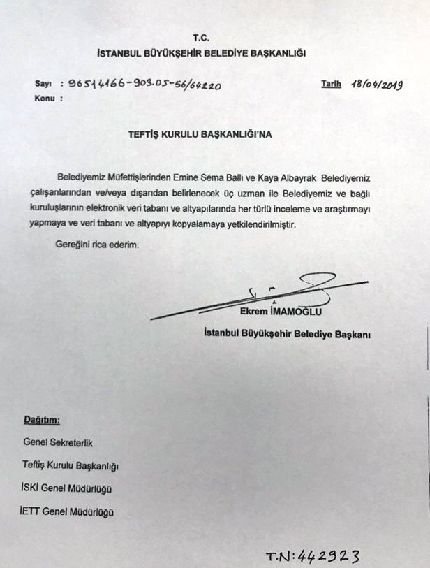 Ekrem İmamoğlu'nun talimatına mahkemeden durdurma kararı geldi!