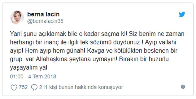 Berna Laçin hakkında " dini değerleri aşağılama" suçundan dava açıldı -Berna Laçin kimdir?