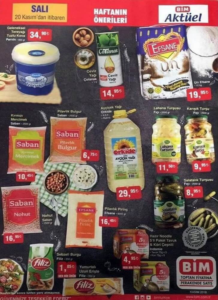 BİM 16 Kasım aktüel ürünlerde bu hafta ne var? BİM 16 Kasım aktüel ürün kataloğu