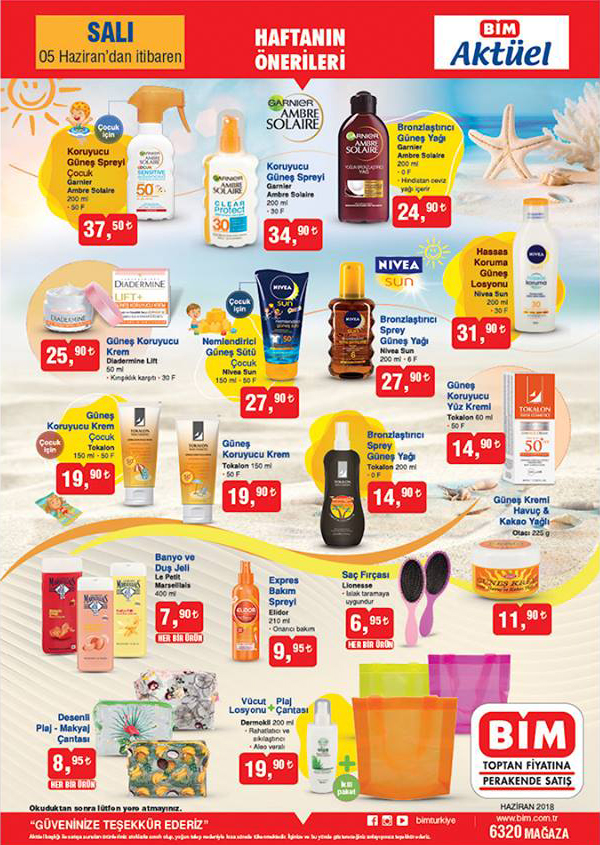 BİM 5 Haziran 2018 aktüel ürünlerde bu hafta neler var? 