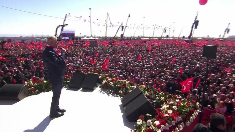 Cumhurbaşkanı Erdoğan Yenikapı'da