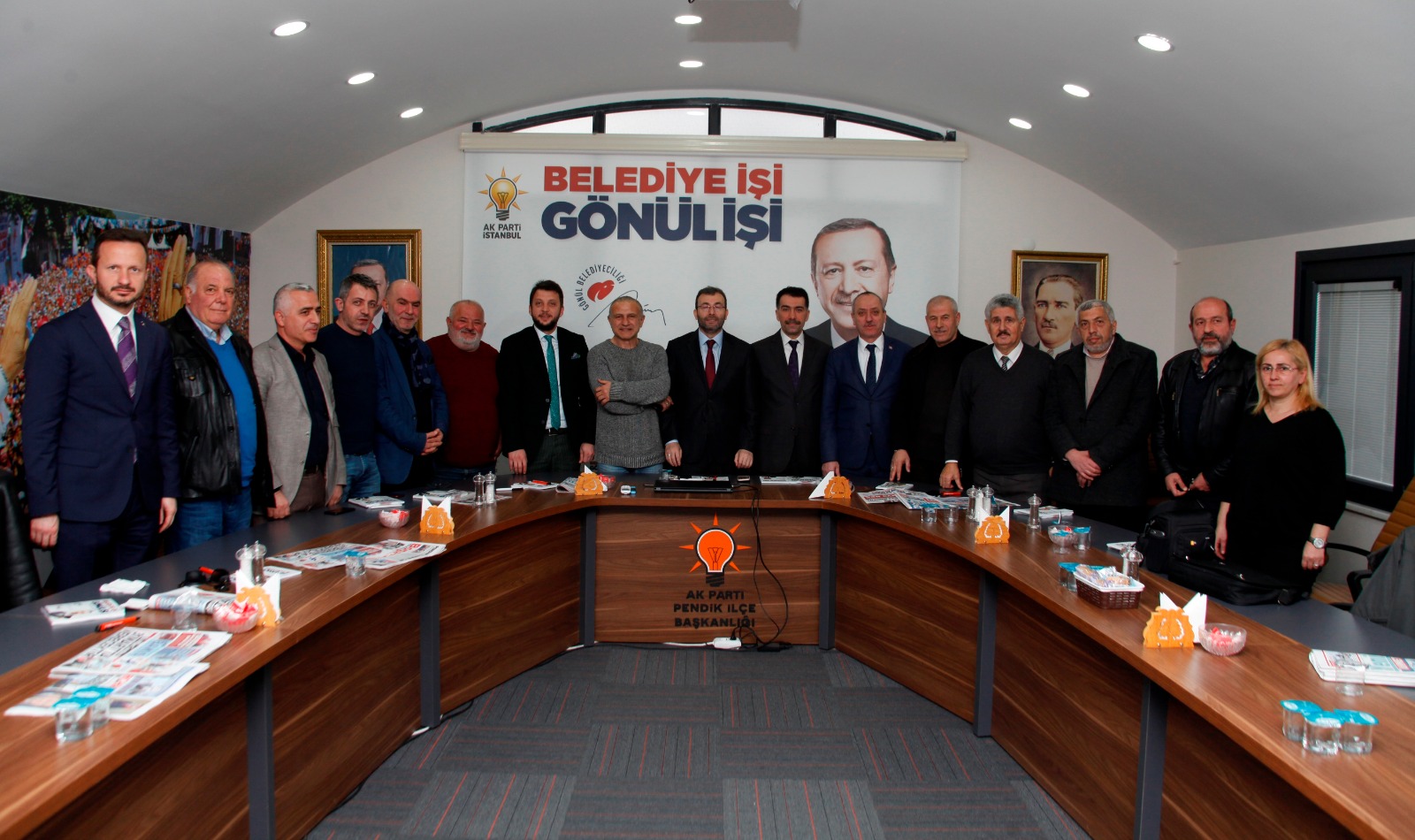 Ahmet Cin pendik'i şaha kaldıracak projelerini yerel basına anlattı