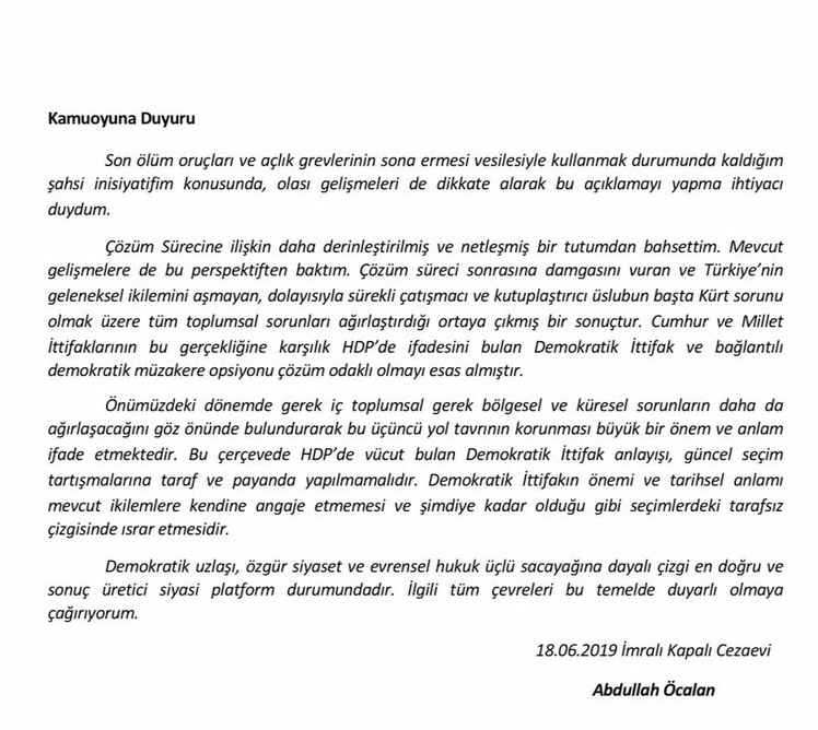 Teröristler arasında derin çatlak, Karayılan Öcalan'a resti çekti