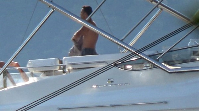 Emina Jahovic boşandıktan sonra Mustafa Sandal'ı teknede azarladı