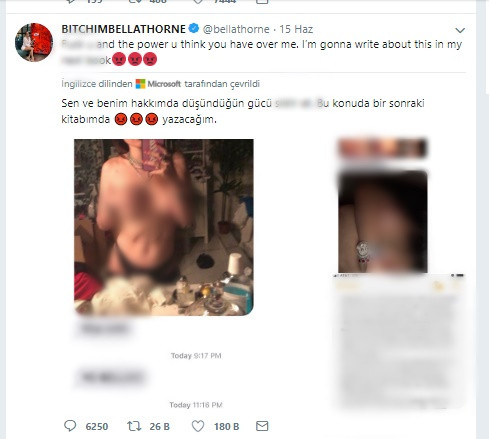 Bella Thorne soyundu! Çıplak fotoğraflarını paylaştı