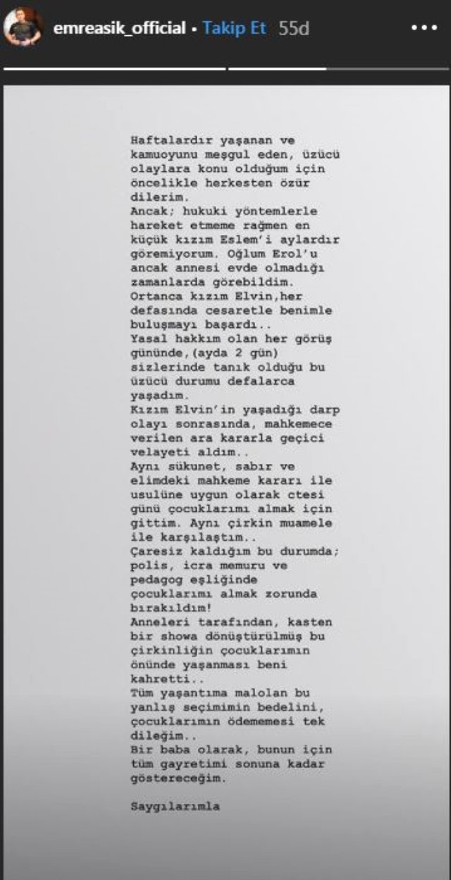 Futbolcu Emre Aşık'tan ilk açıklama!