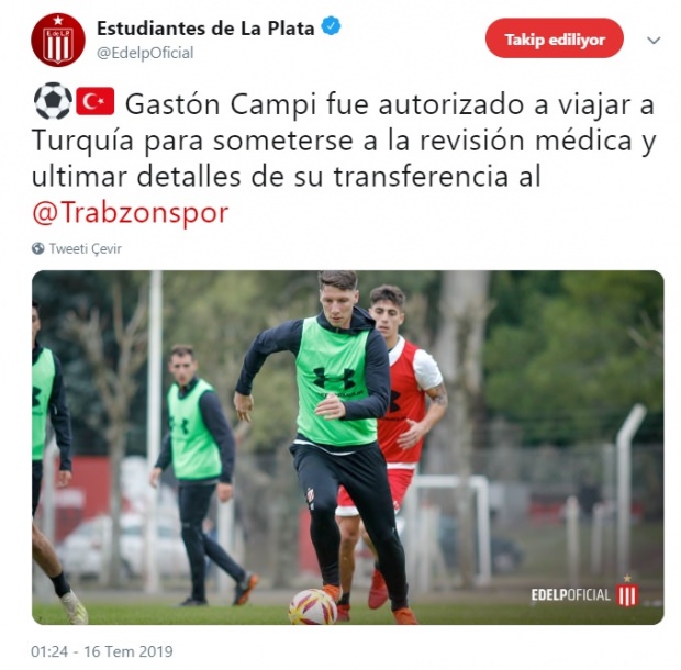 Trabzonspor'da yeni transfer belli oldu