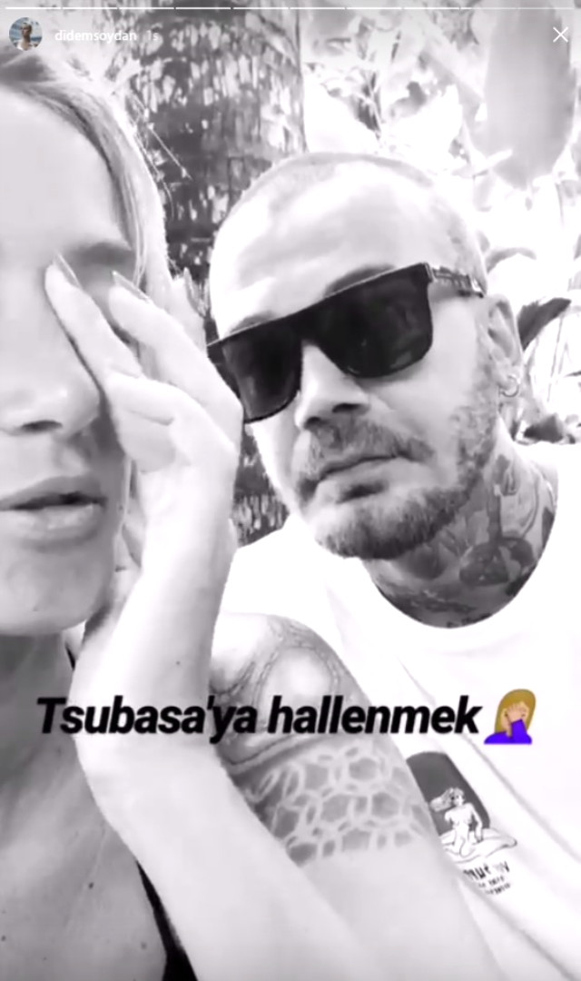 Didem Soydan Tsubasa'ya hallendi