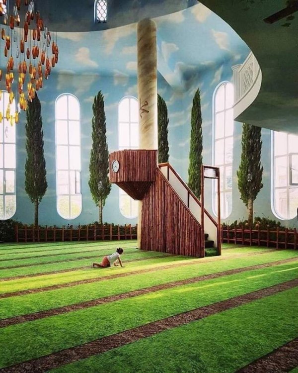 Kırşehir'deki Hamidiye Camisi yeni yüzüyle görenleri şaşırttı