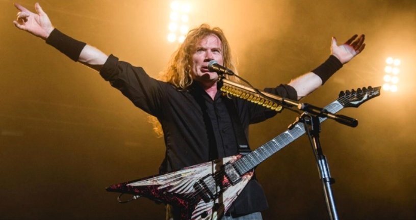Efsane müzik grubu Megadeth solisti Dave Mustaine gırtlak kanseri oldu!