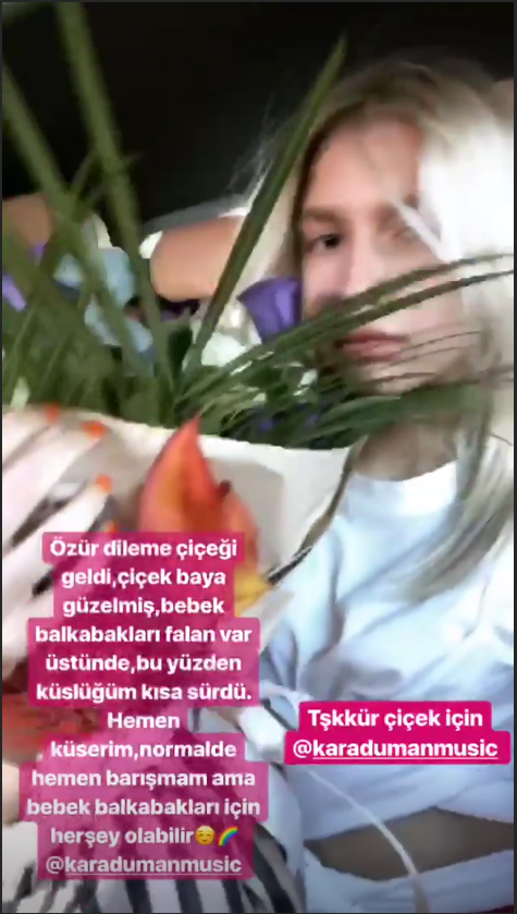 Aleyna Tilki Emrah Karaduman'la barıştı