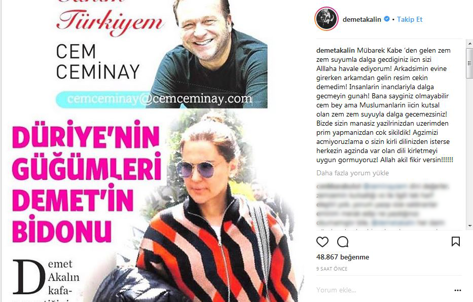 Cem Ceminay Kimdir | Demet Akalın'a Ne Dedi