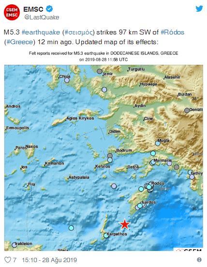 Muğla Marmaris'te korkutan deprem!