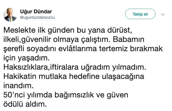 Ortak yayını yönetmek için Binali Yıldırım'ın istediği Uğur Dündar, tehdit edildiğini açıkladı!