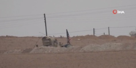 Münbiç'te ABD askerlerinden skandal!