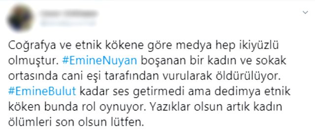 Sosyal medyadan haklı isyan: Emine Nuyan'ın sokak ortasında vahşice öldürülmesi gündem olmadı