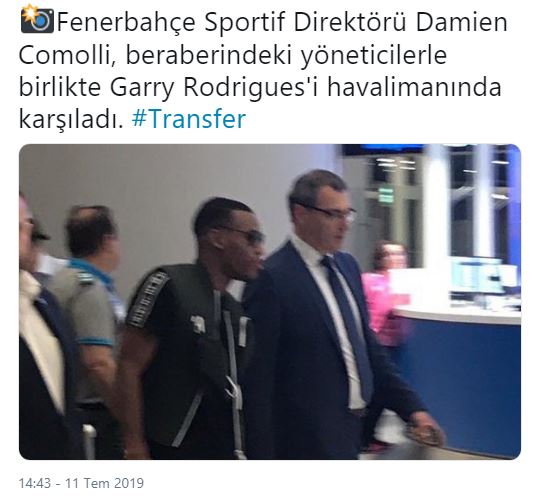 Fenerbahçe transferi Garry Rodrigues İstanbul’da