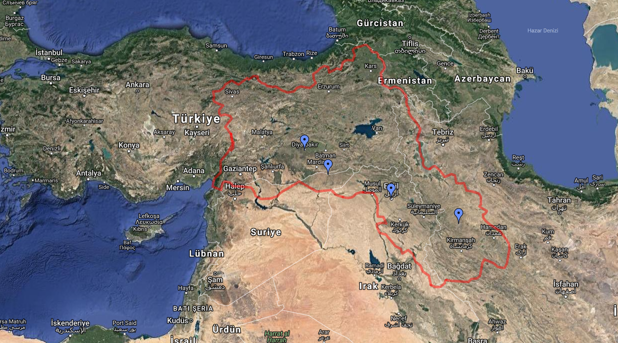 Google'dan Kürdistan skandalı!