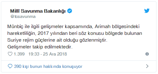 Milli Savunma Bakanlığı'ndan Arimah açıklaması!