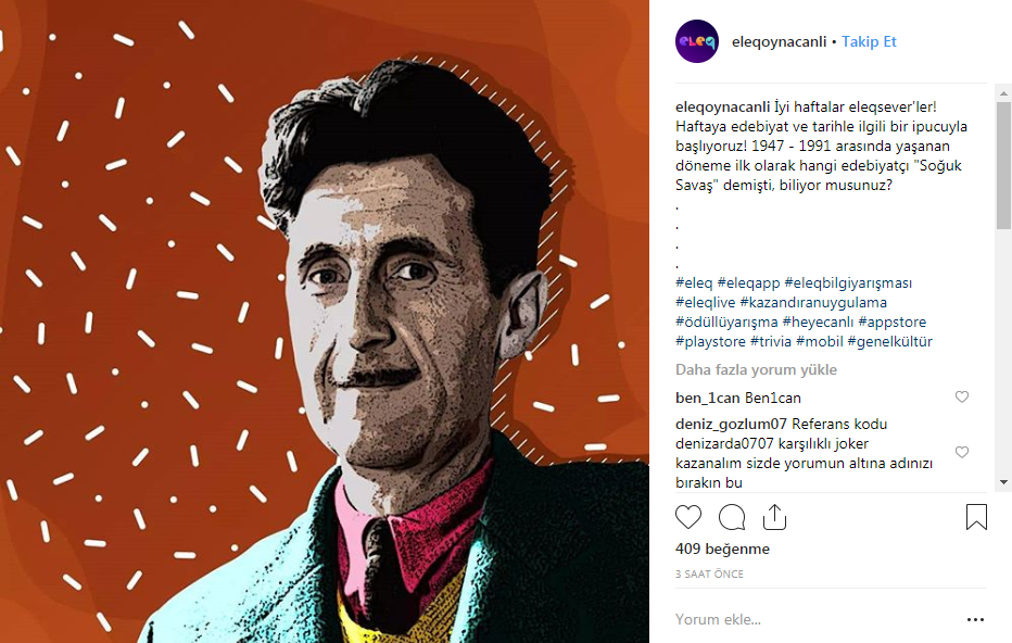 11 Şubat Eleq ipucu "1947-1991 arasındaki döneme "Soğuk Savaş" diyen edebiyatçı kimdir?"