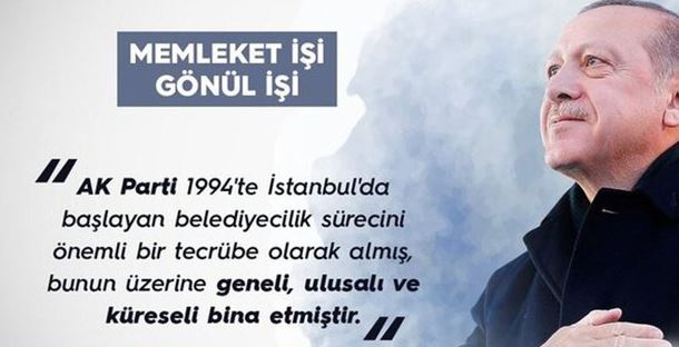 Sosyal medyada AK Parti'ye dev destek