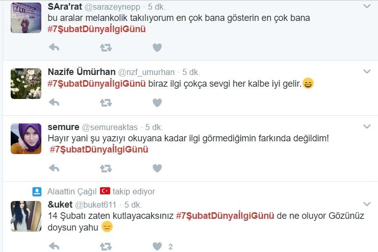 7 Şubat dünya ilgi günü nedir?Neden bugün ilgi günü?