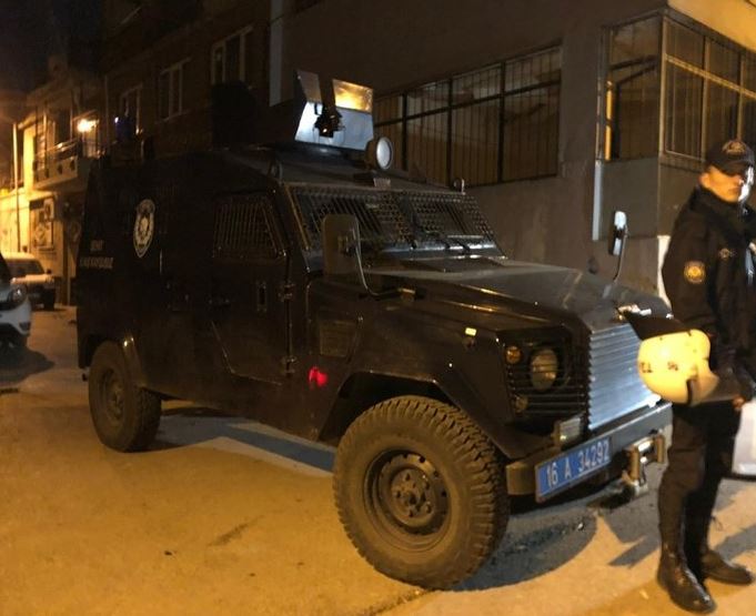 Bursa'da 4 bin polisle uyuşturucu ve terör operasyonu