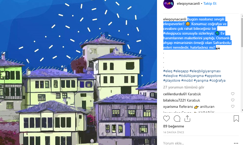 Eleq ipucu cevabı nedir? 9 Mart Eleq joker kodu nedir?