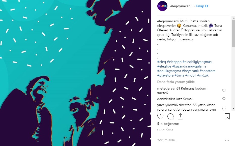  Eleq ipucu 16 Şubat cevabı nedir? Türkiye'nin ilk caz plağının adı nedir?